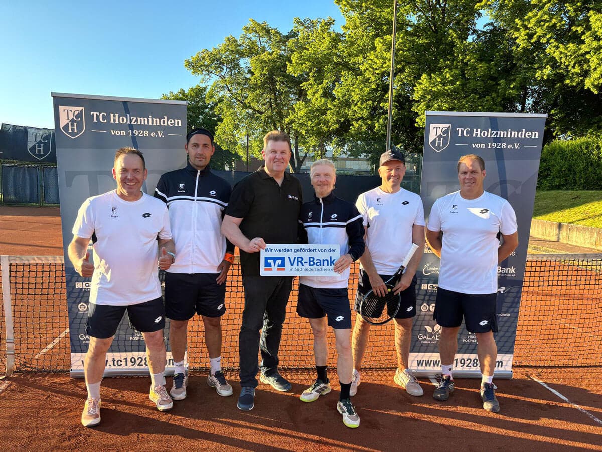 Herren 40 Oberliga – Unterstützung durch VR Bank (Südniedersachsen)